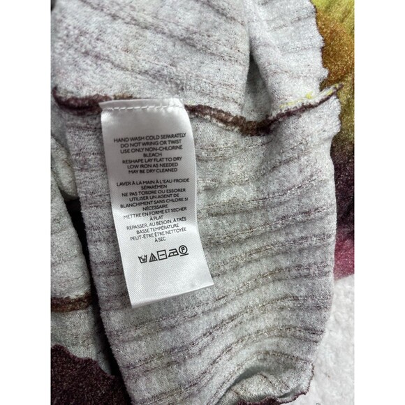 Anthropologie Pilcro Sweater Velvet Turtleneck  Pink Preppy Retro Size XS NWT - Picture 9 of 11